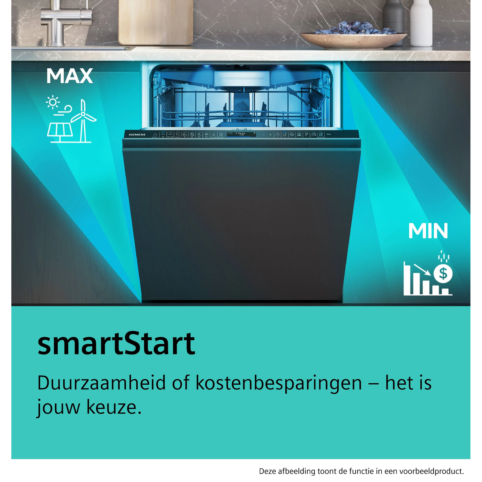 Siemens SX65ZX17CE Volledig geïntegreerde Inbouwvaatwasser