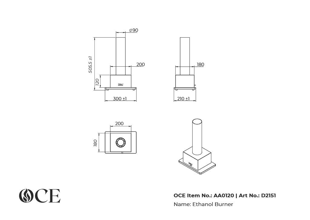 AA0120 BK Accessoires